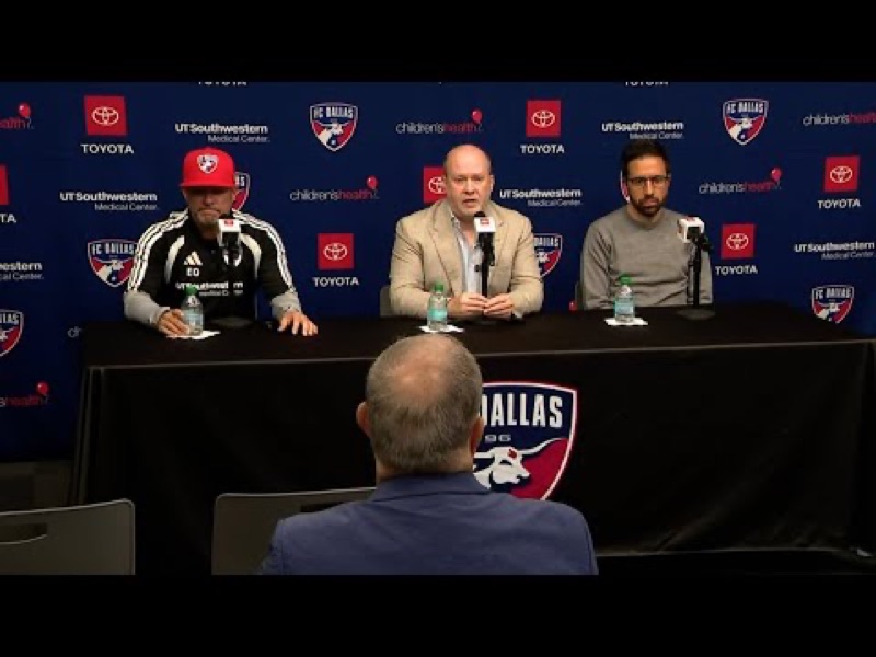 FC Dallas Season Opener Press Conference (with Dan Hunt)