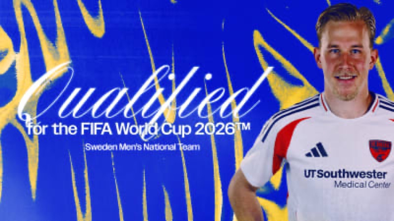 Sweden Qualifies for FIFA World Cup 2026, Will Use FC Dallas Stadium as Base Camp