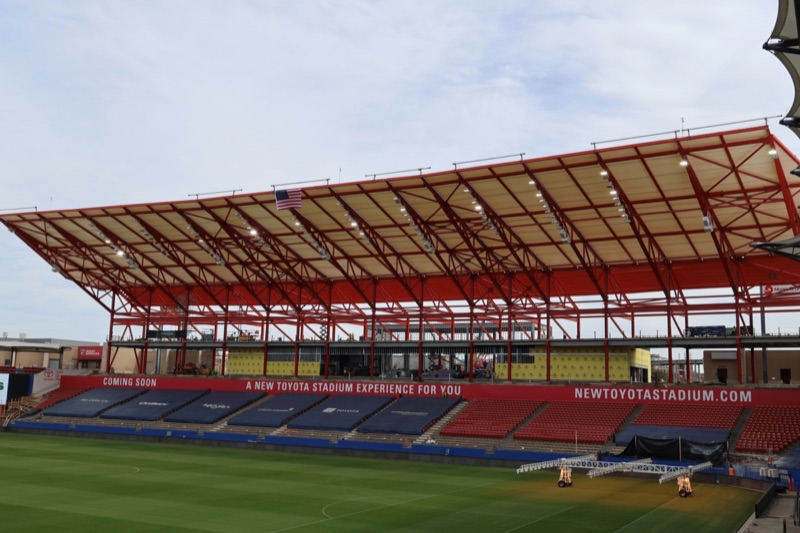 Frisco's $182 Million Toyota Stadium Renovation Clears Major Construction Milestone
